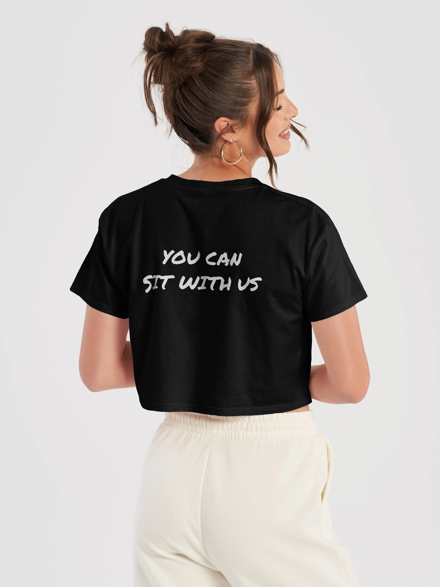 "You Can Sit With Us" Cropped Tee product image (1)