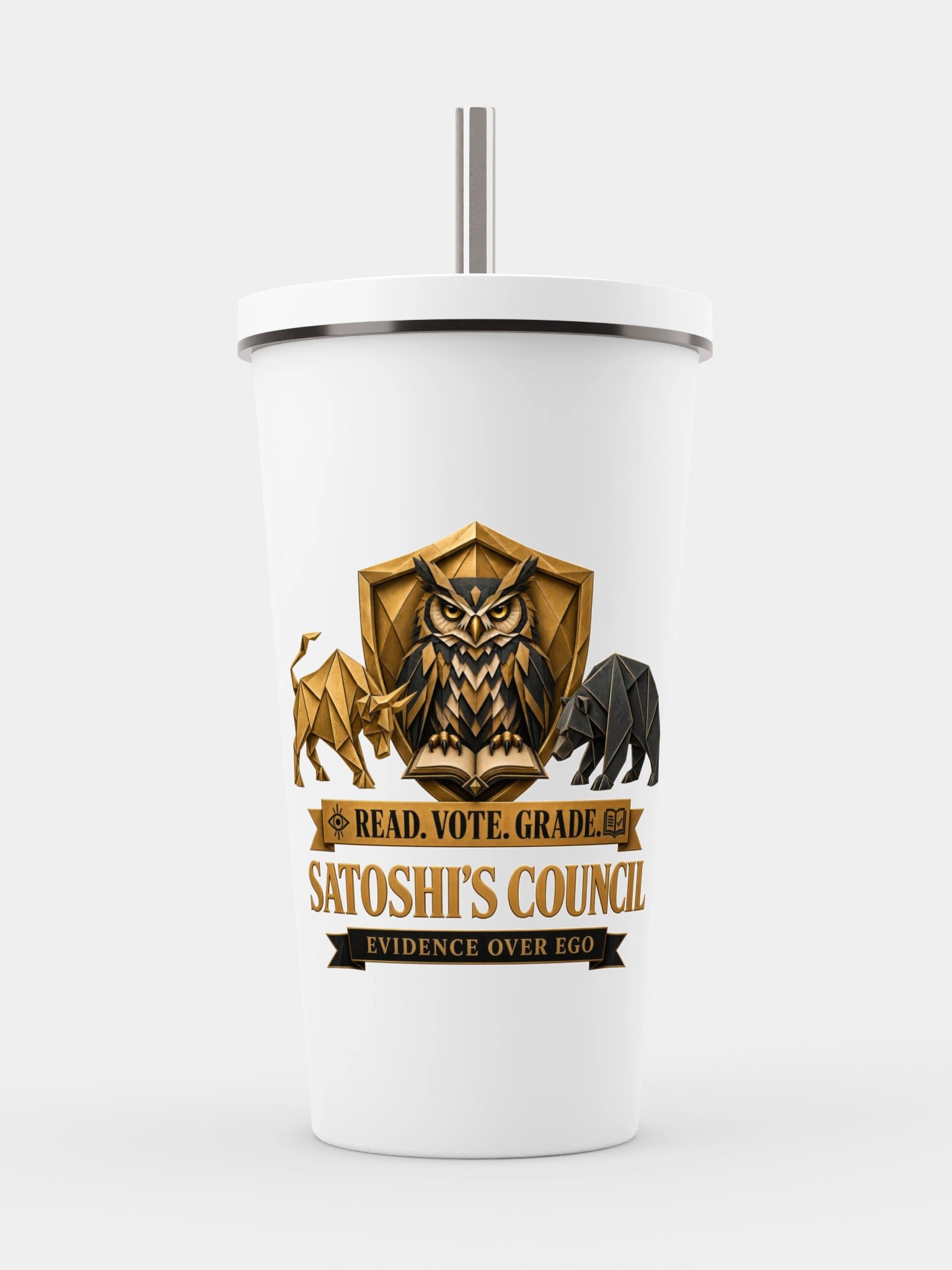 Satoshi’s Council — 15-Minute Seal Tumbler product image (1)
