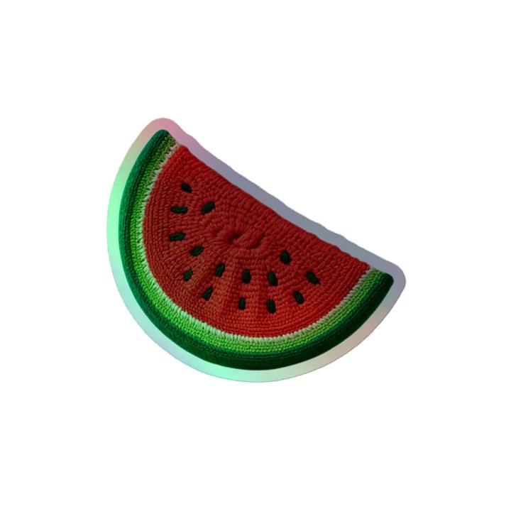 CozyAvocado Kiss-Cut Holographic Sticker Sheet Watermelon #1 product image (2)