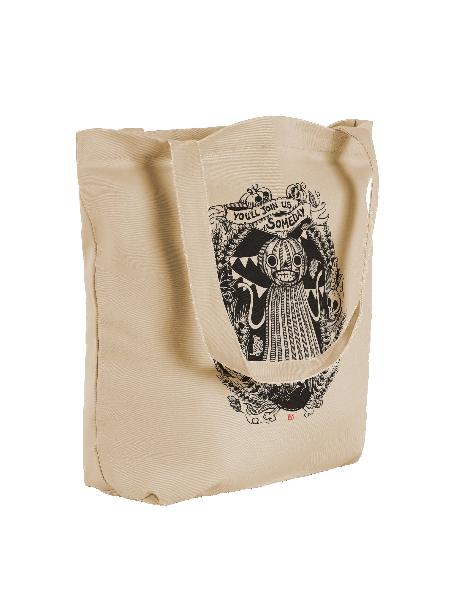 Gloomy Pumpkin Man Totebag product image (4)