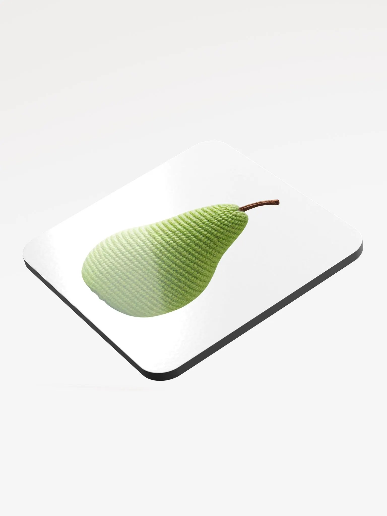 CozyAvocado Glossed Cork Coaster Pear #1 product image (3)