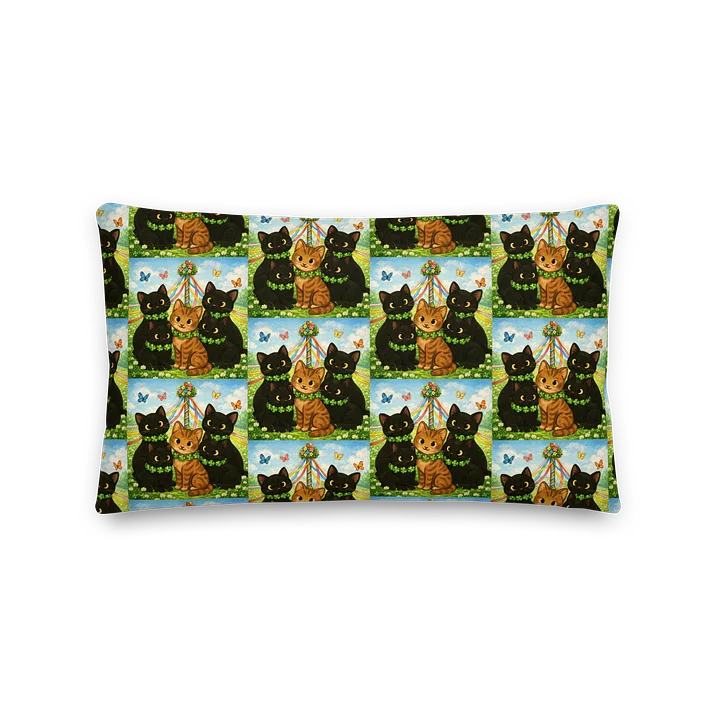 cat brigade springtime Premium Pillow product image (1)