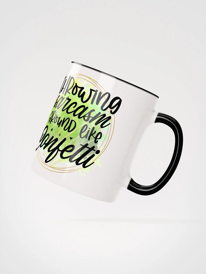 Throwing Sarcasm Ceramic Mug product image (2)