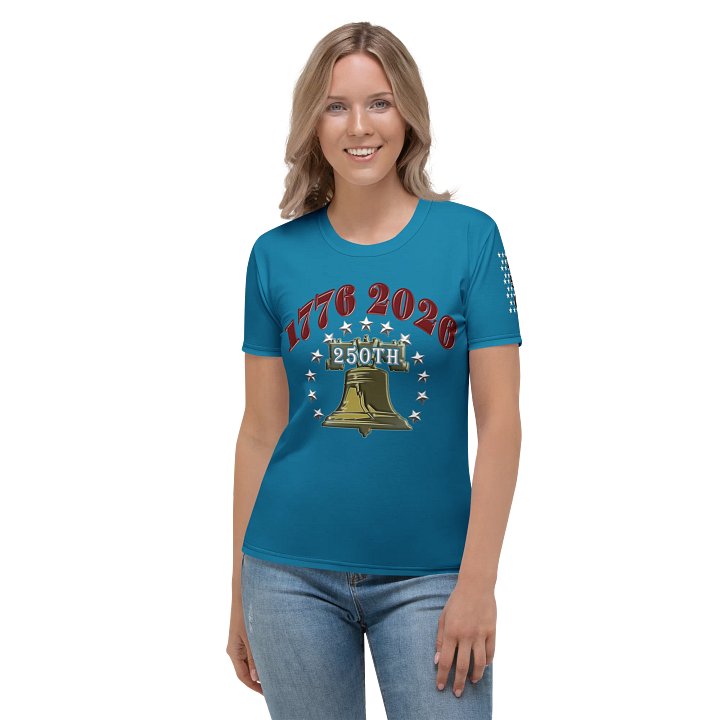 Liberty Bell 250th Anniversary All-Over Print Women's Tee product image (2)