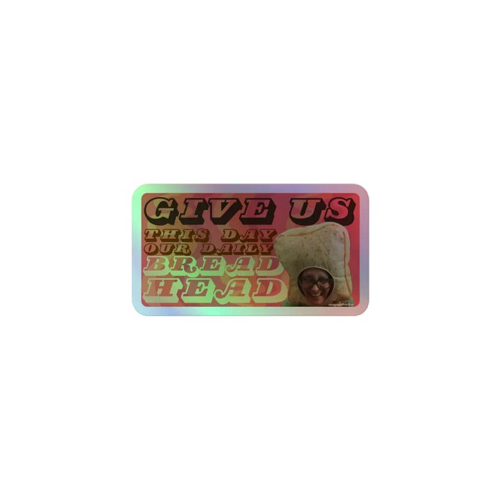 Holo Bread Head Sticker product image (1)