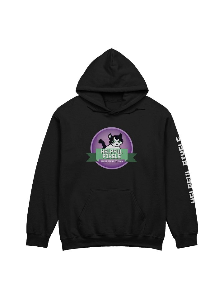 Helpful Pixels Hoodie "Press Start to Give" product image (1)
