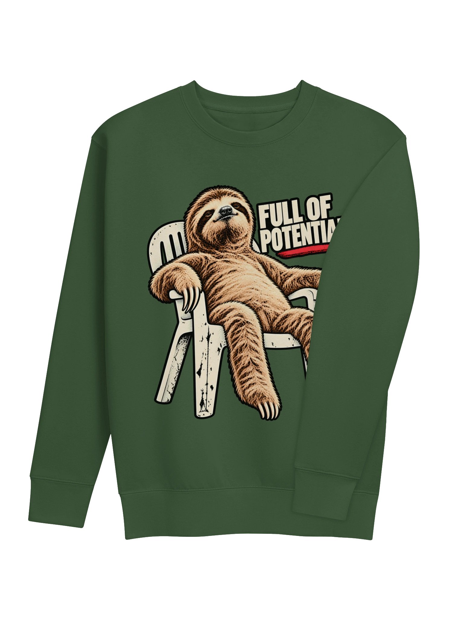 Sloth Full of Potential Premium Sweatshirt product image (16)