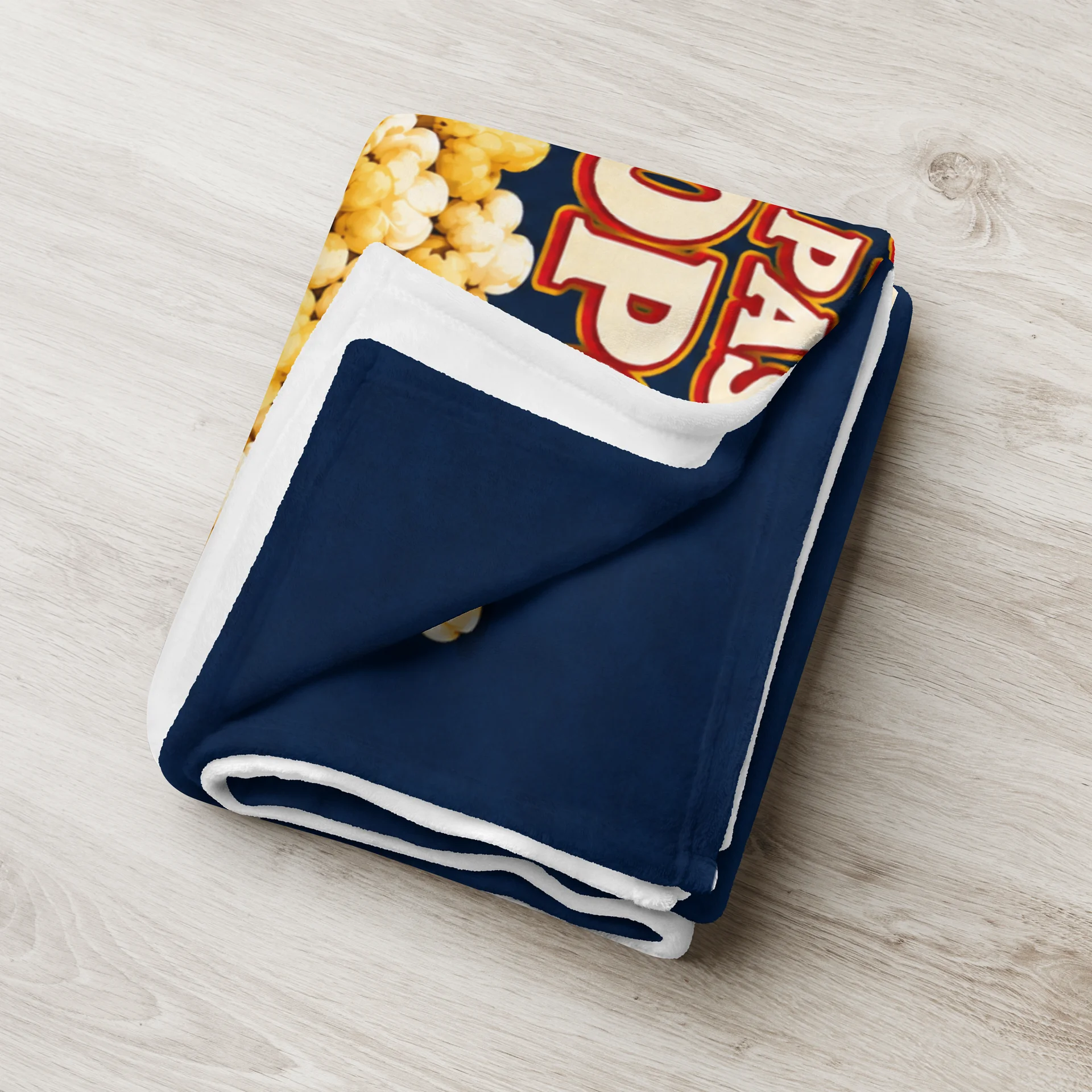 Roll Film, Pass the Popcorn | Retro Movie Night Fleece Throw product image (4)