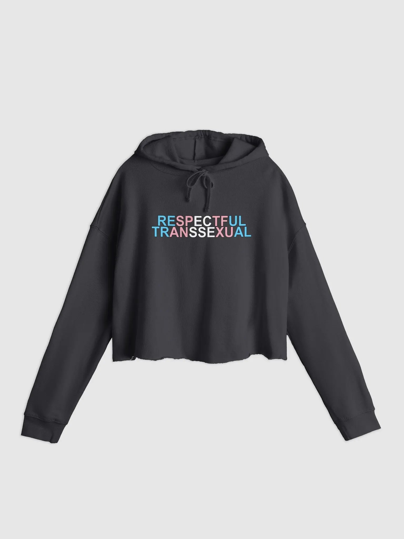 Respectful Transsexual Cropped Hoodie product image (5)