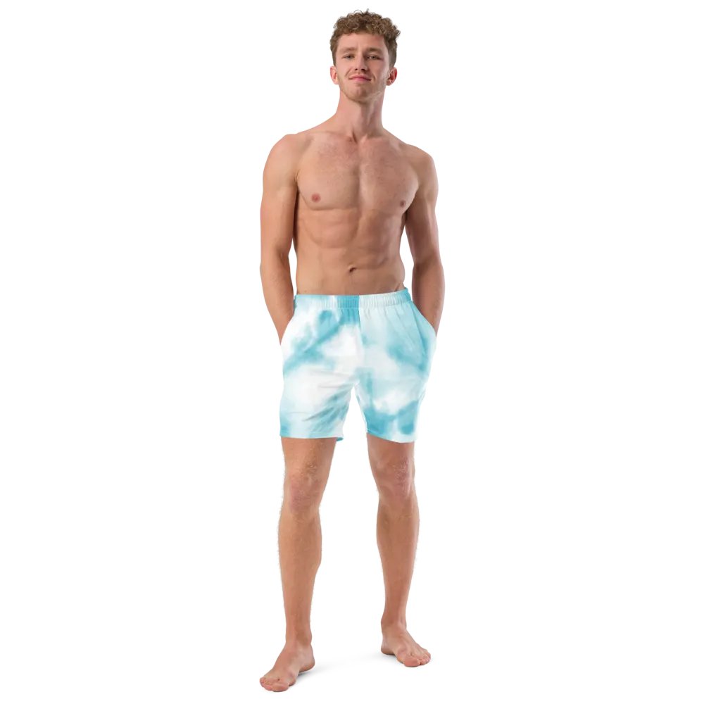 Blue Tye Dye Swim Trunks product image (10)