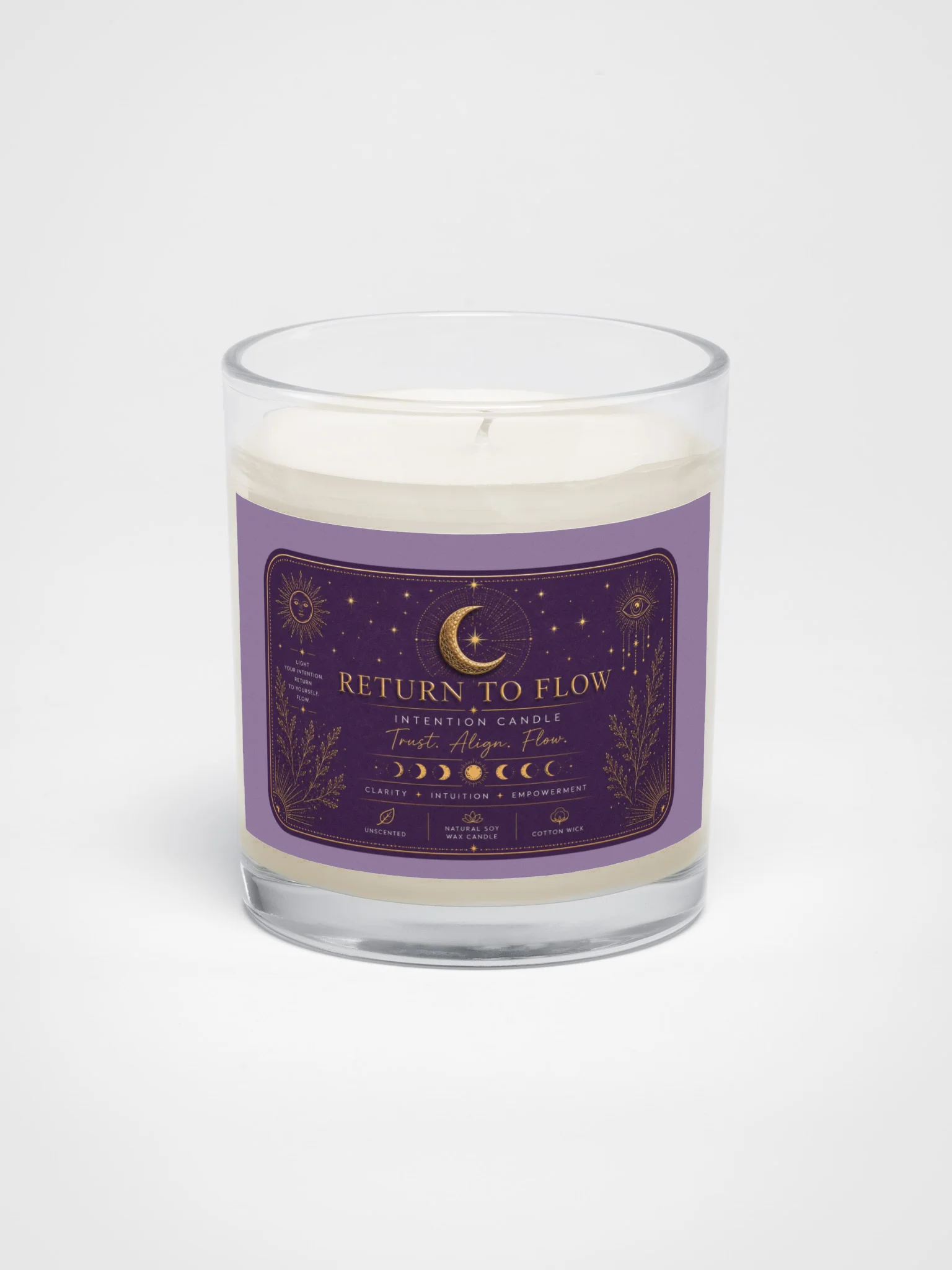 Return to Flow Intention Candle product image (1)