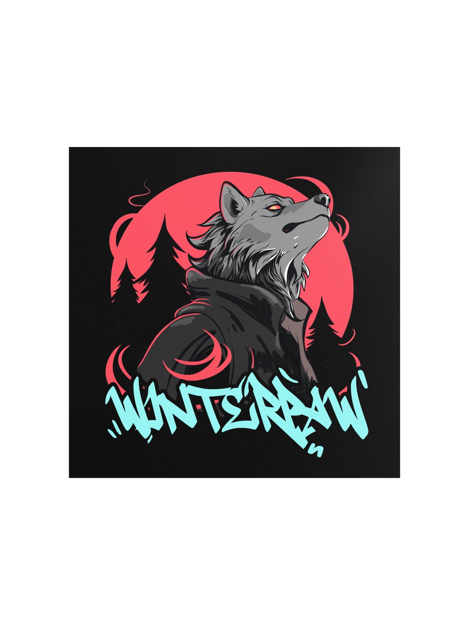 Winterpaw Wolf Poster product image (1)