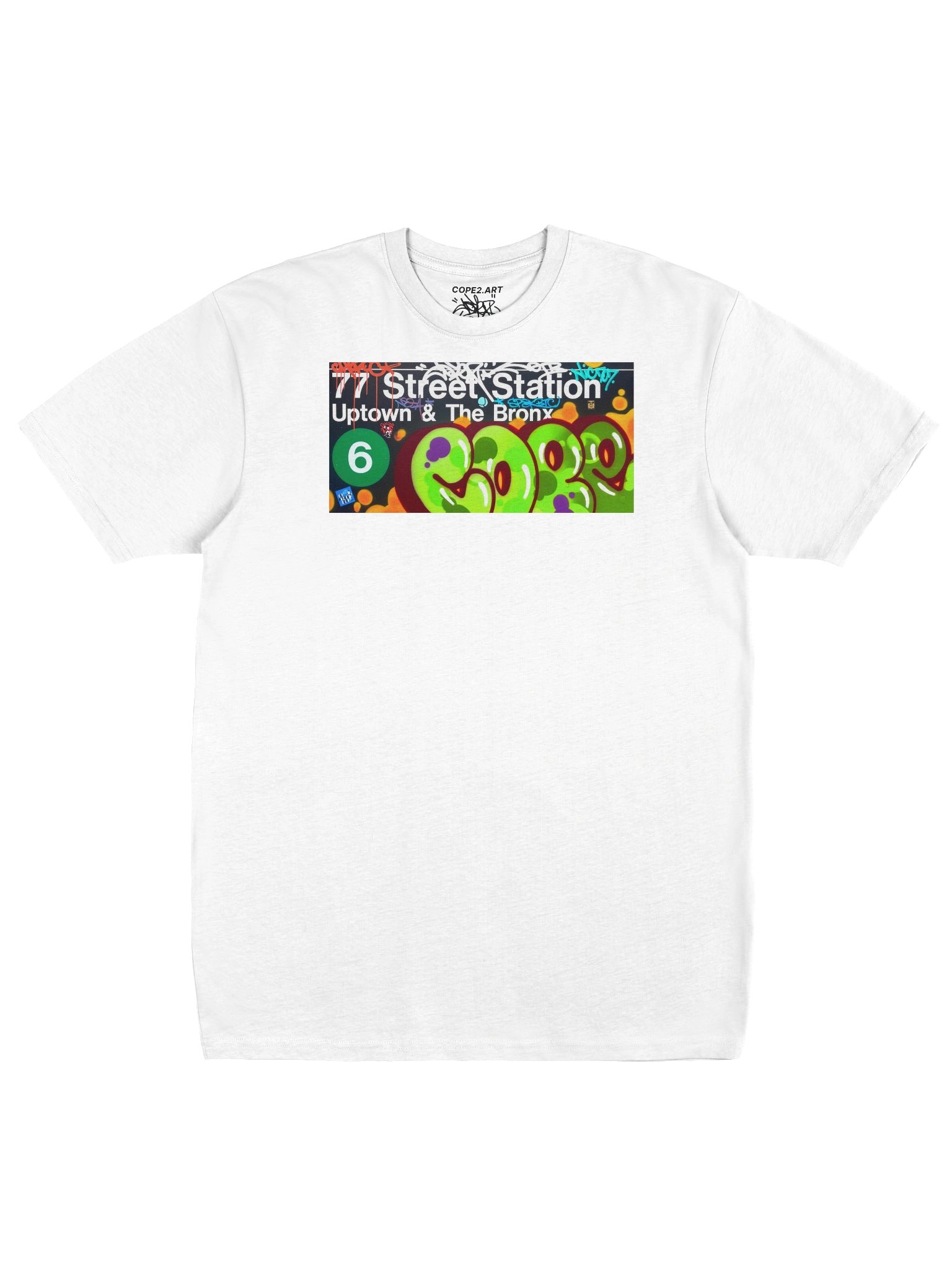 COPE 2 - 6 LINE UPTOWN BRONX T-SHIRT - WHITE product image (1)