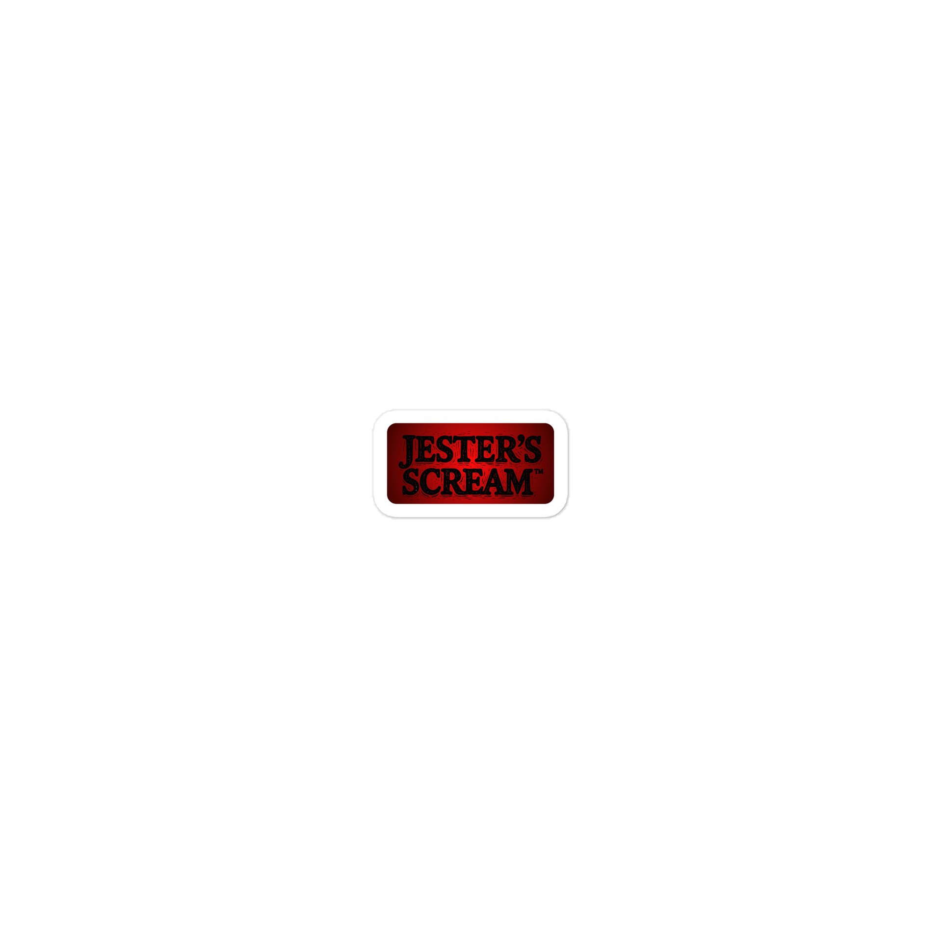 Jester’s Scream™ — Nameplate Sticker product image (1)