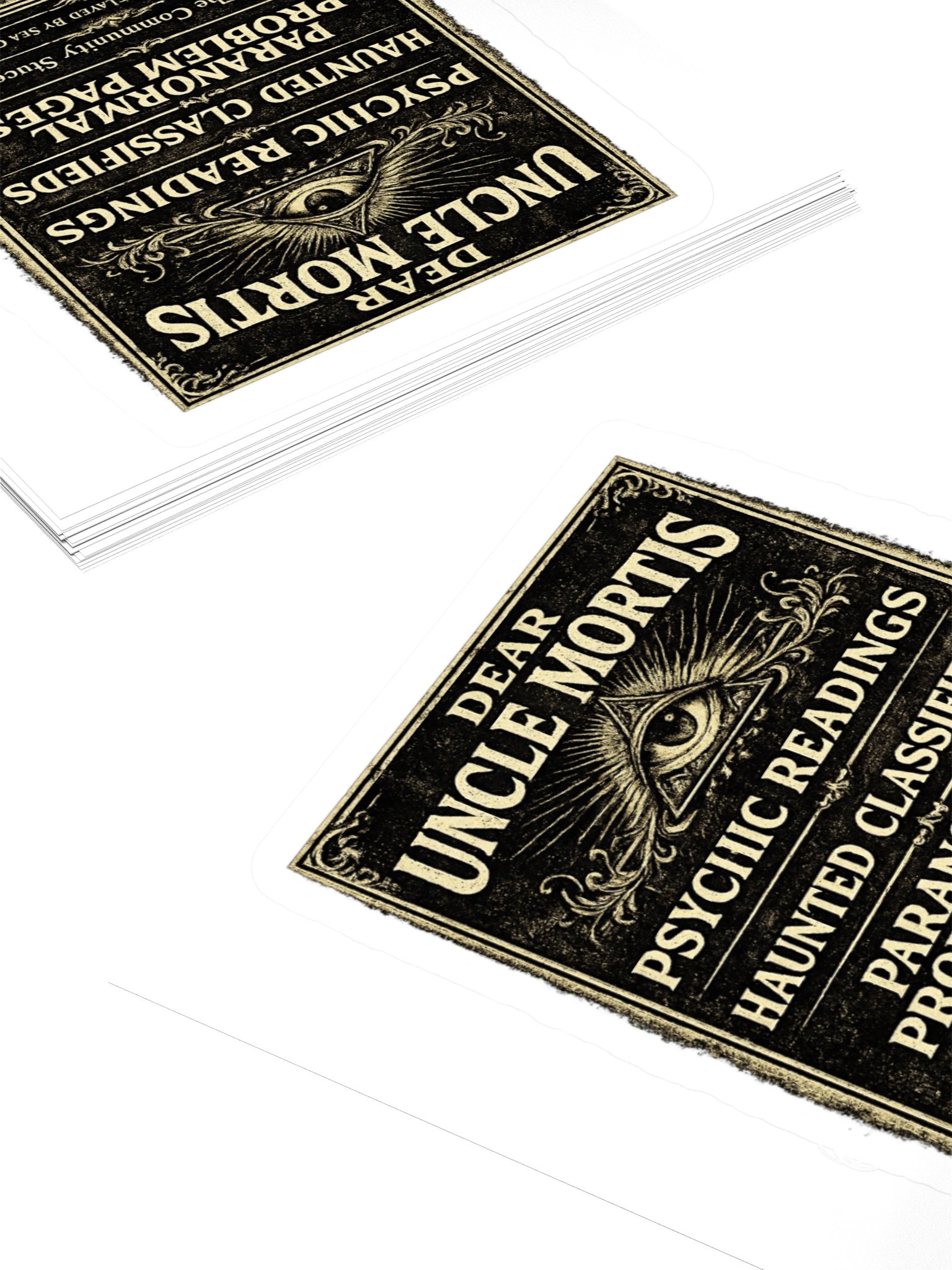 Dear Uncle Mortis | Paranormal Problem Pages Sticker product image (4)