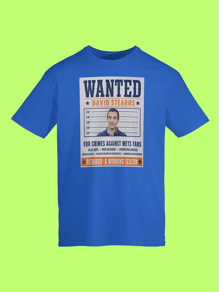 David Stearns Wanted Poster T-Shirt product image (151)