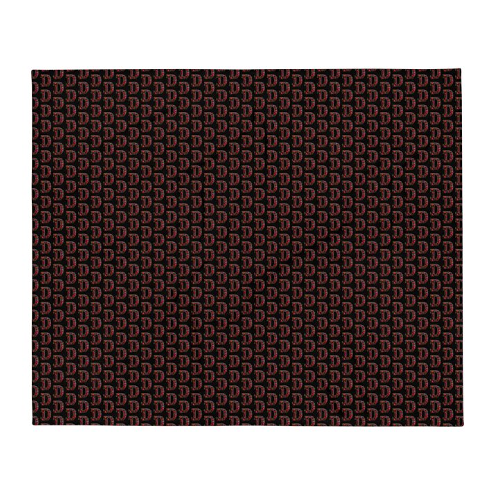 Valentine’s Monogram Letter D(2) Blanket product image (2)