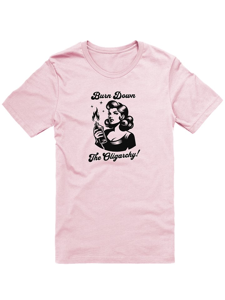 Burn Down The Oligarchy Retro Supersoft T-Shirt product image (2)