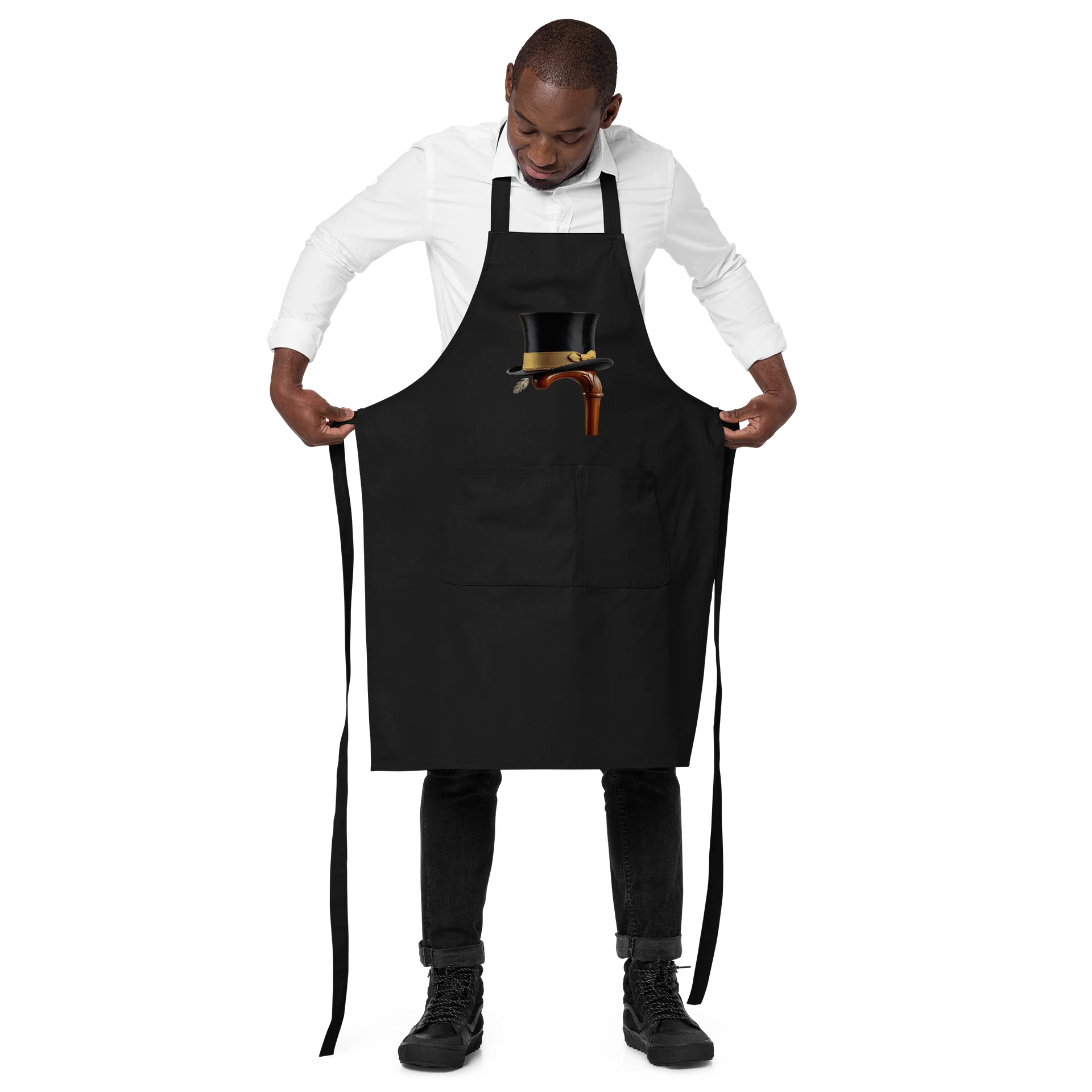 Apron with Hat & Cane Logo product image (2)