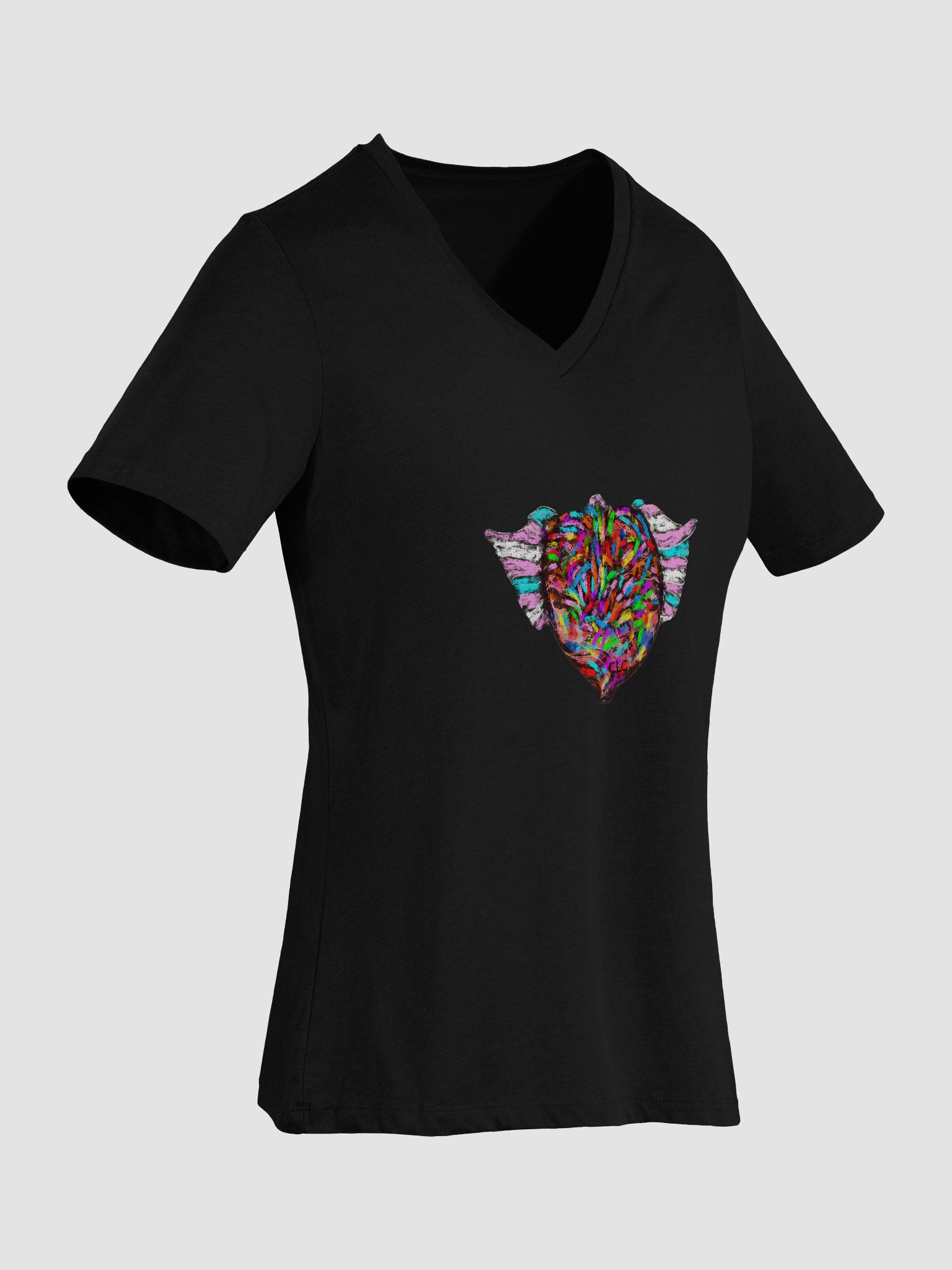 Love Has Wings Relaxed V-Neck Tee product image (39)