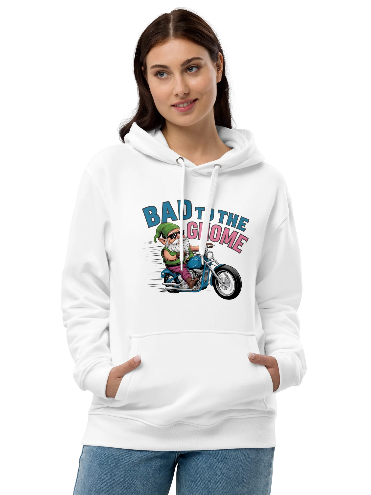 Bad to the Gnome Motorcycle Hoodie product image (4)