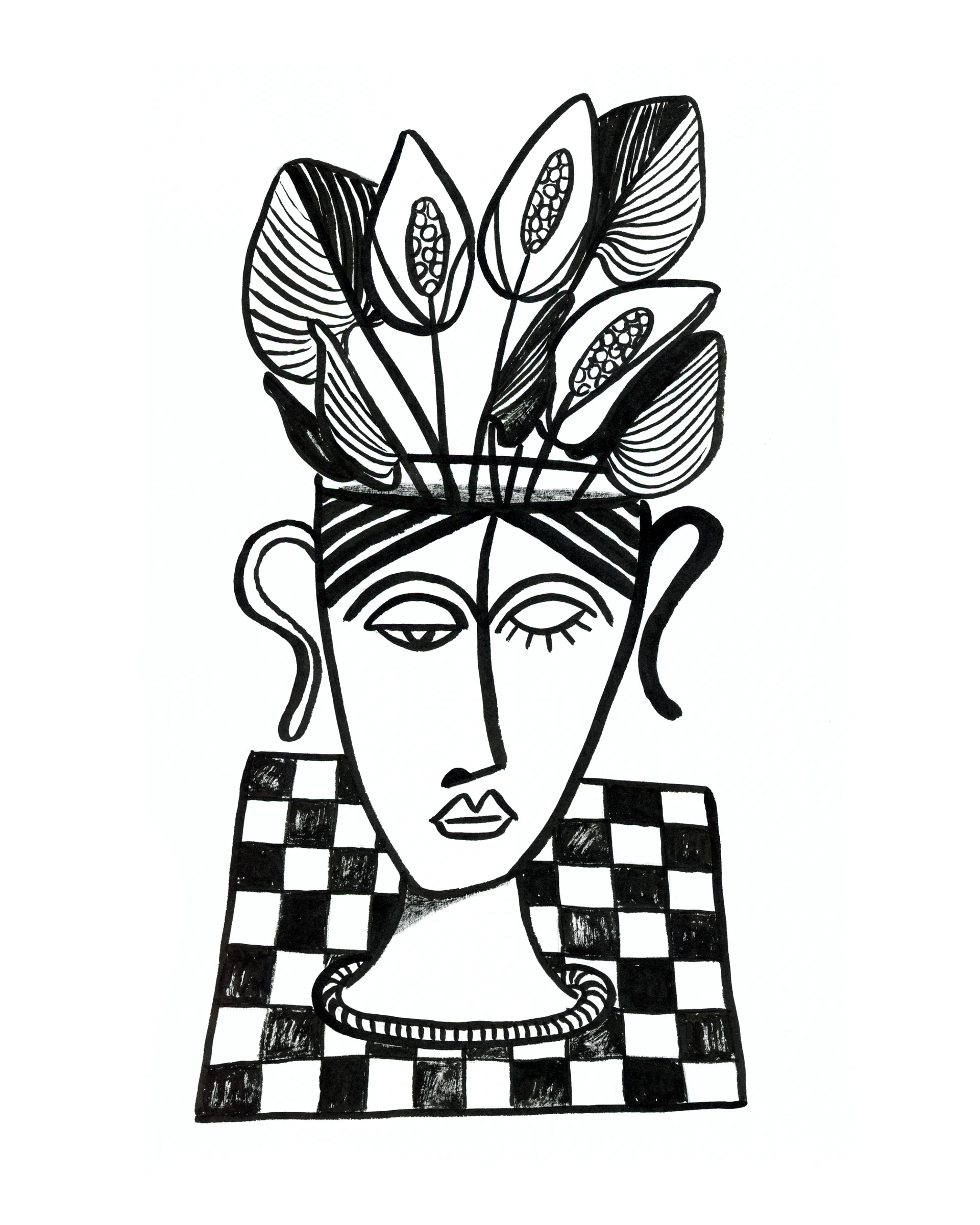 Ella and calla lilies - Giclée Fine Art Print product image (4)