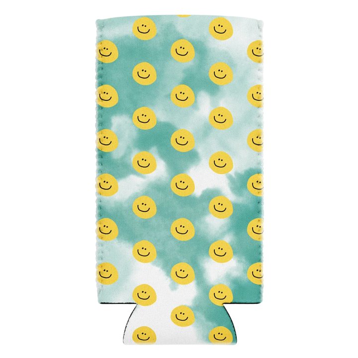 Smiley Tie Dye Coozie - Teal product image (4)