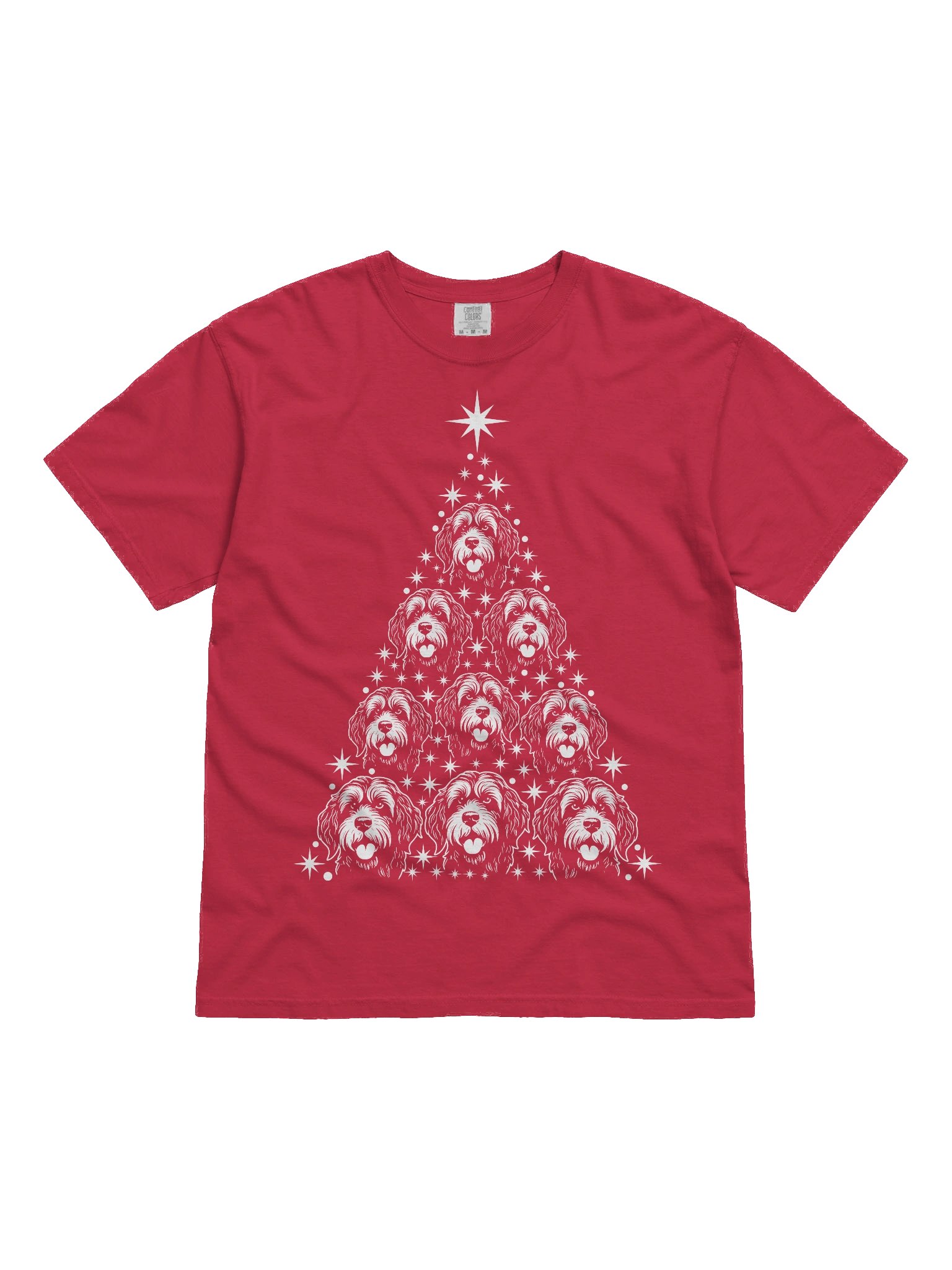 Portuguese Water Dog Christmas Tree T-Shirt product image (2)