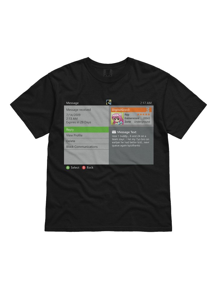 MESSAGE RECEIVED T-SHIRT product image (1)