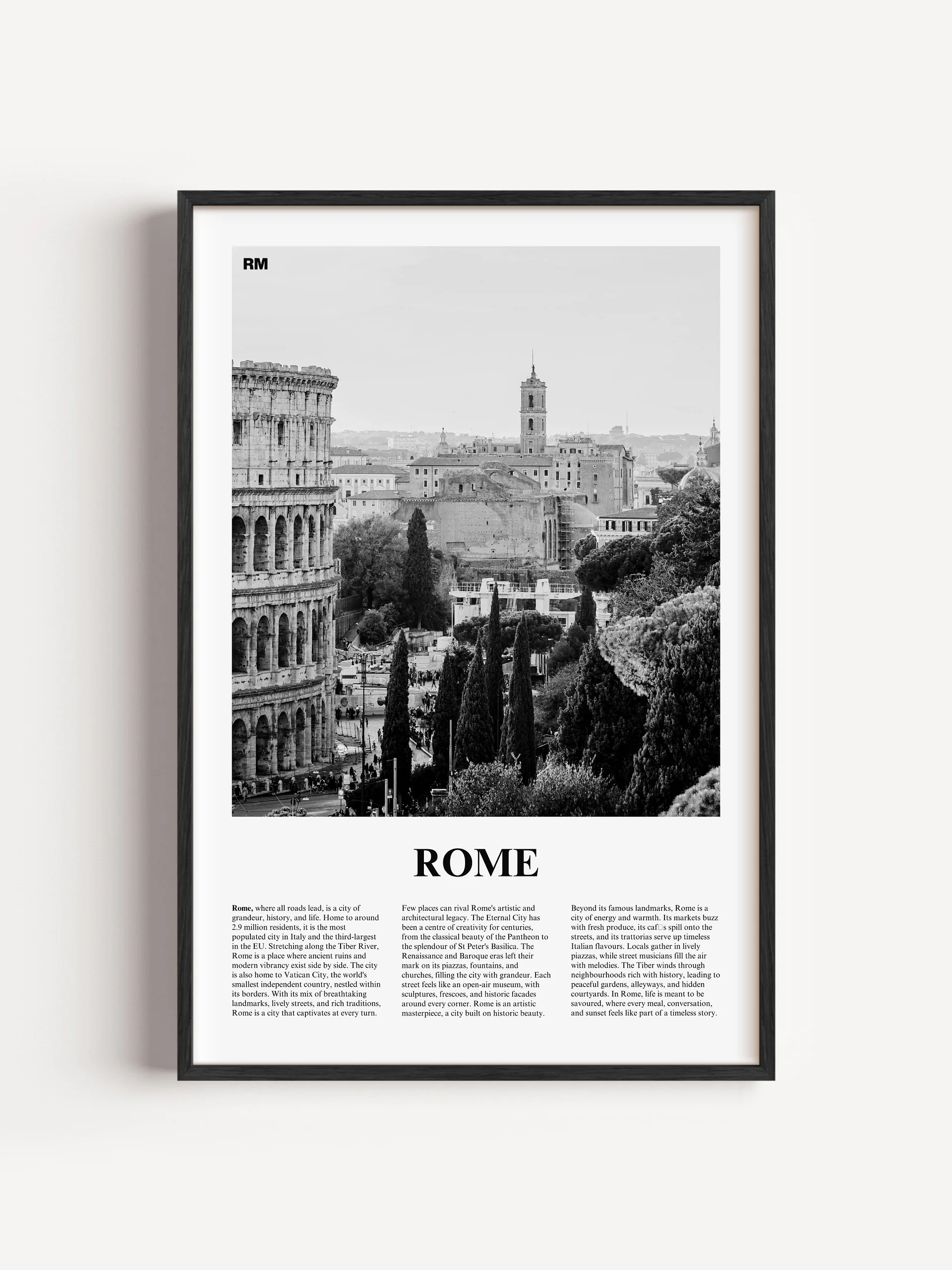 Rome 02 Newspaper Poster product image (1)
