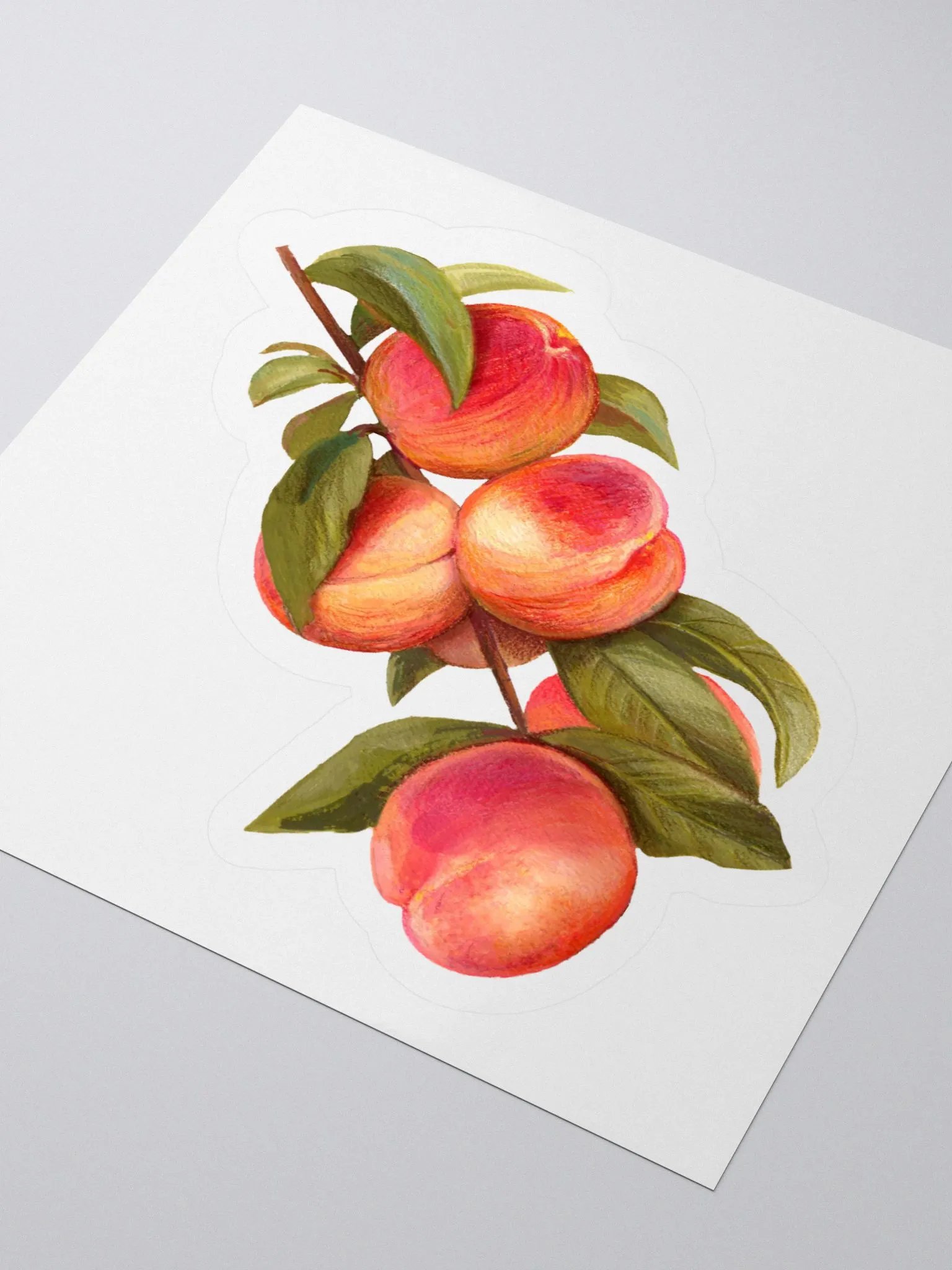 Peaches sticker product image (1)