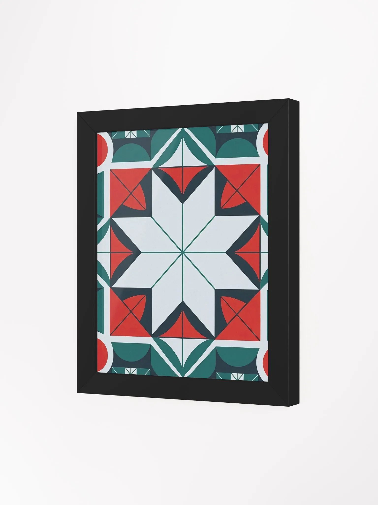 Kaleidoscope patterned Framed High-Quality Matte Poster (in) product image (9)