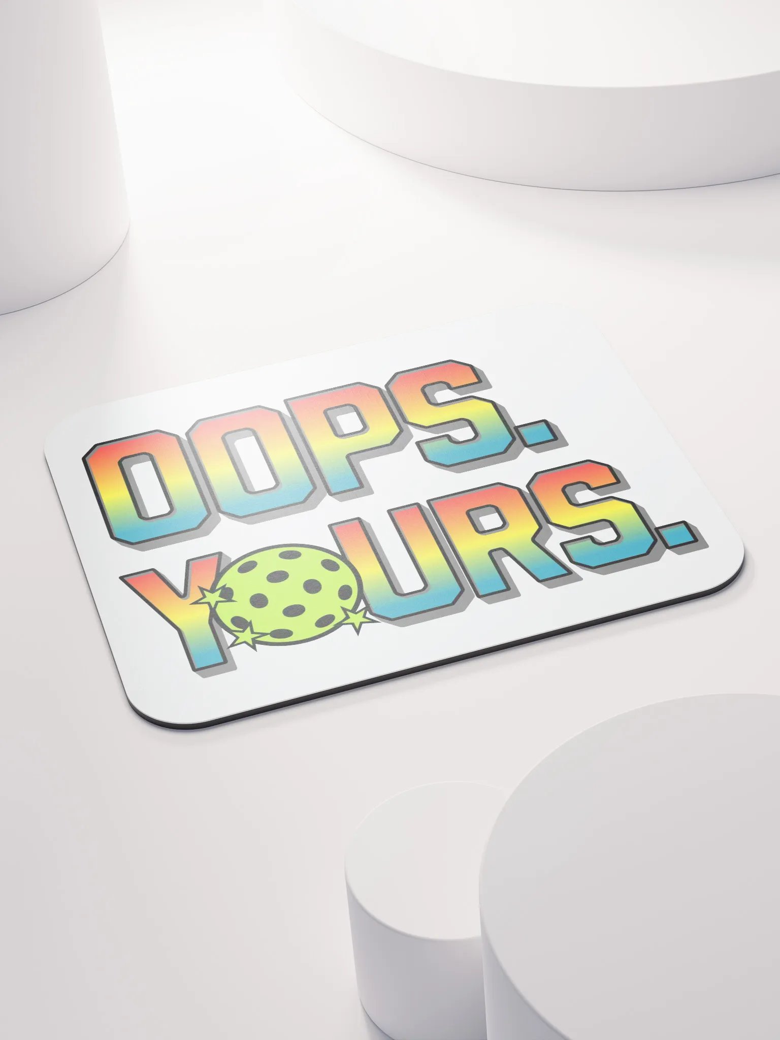 Oops Yours Pickleball Classic Mouse Pad product image (4)