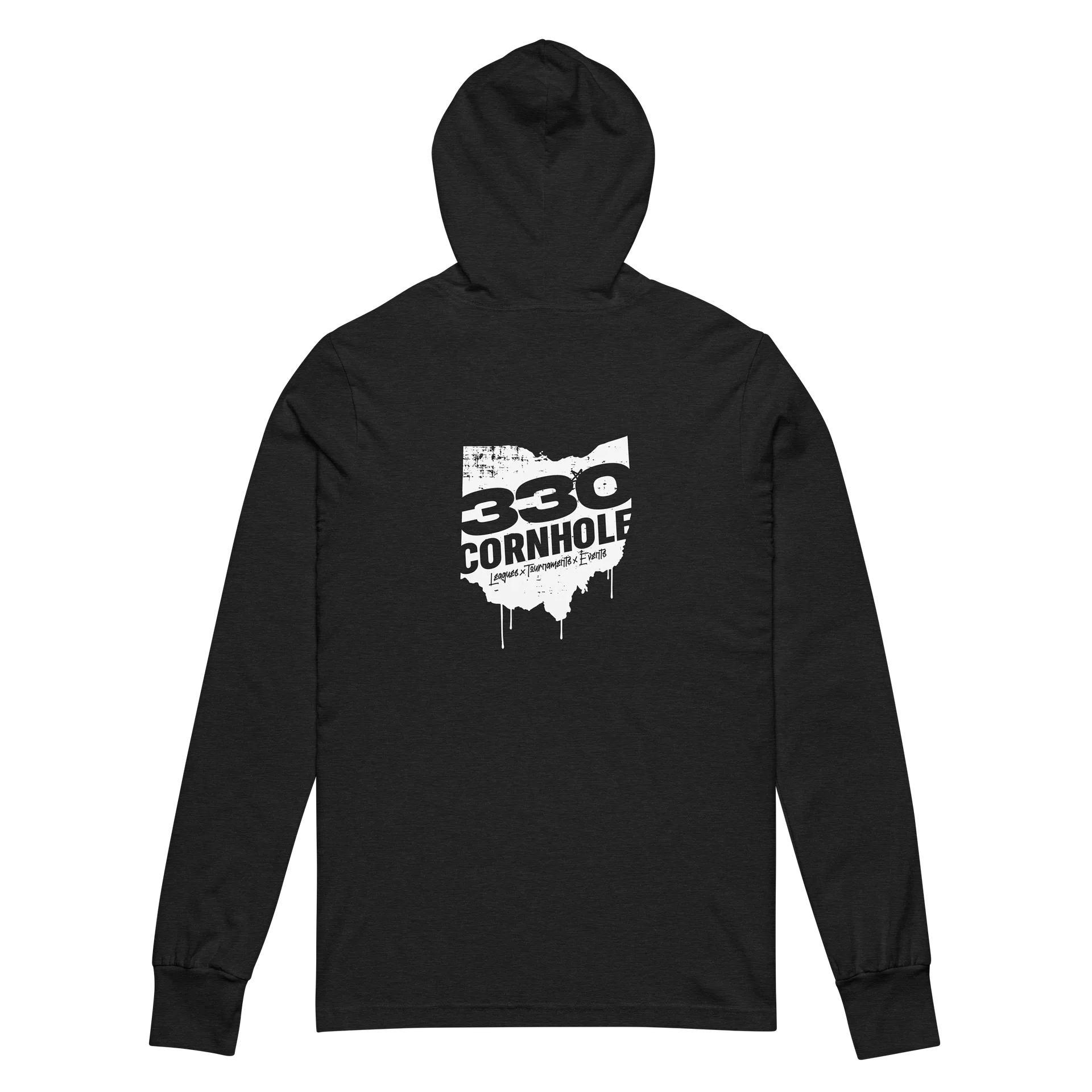 Bella+Canvas Ohio 330 Cornhole Graphic Lightweight Hoodie product image (3)