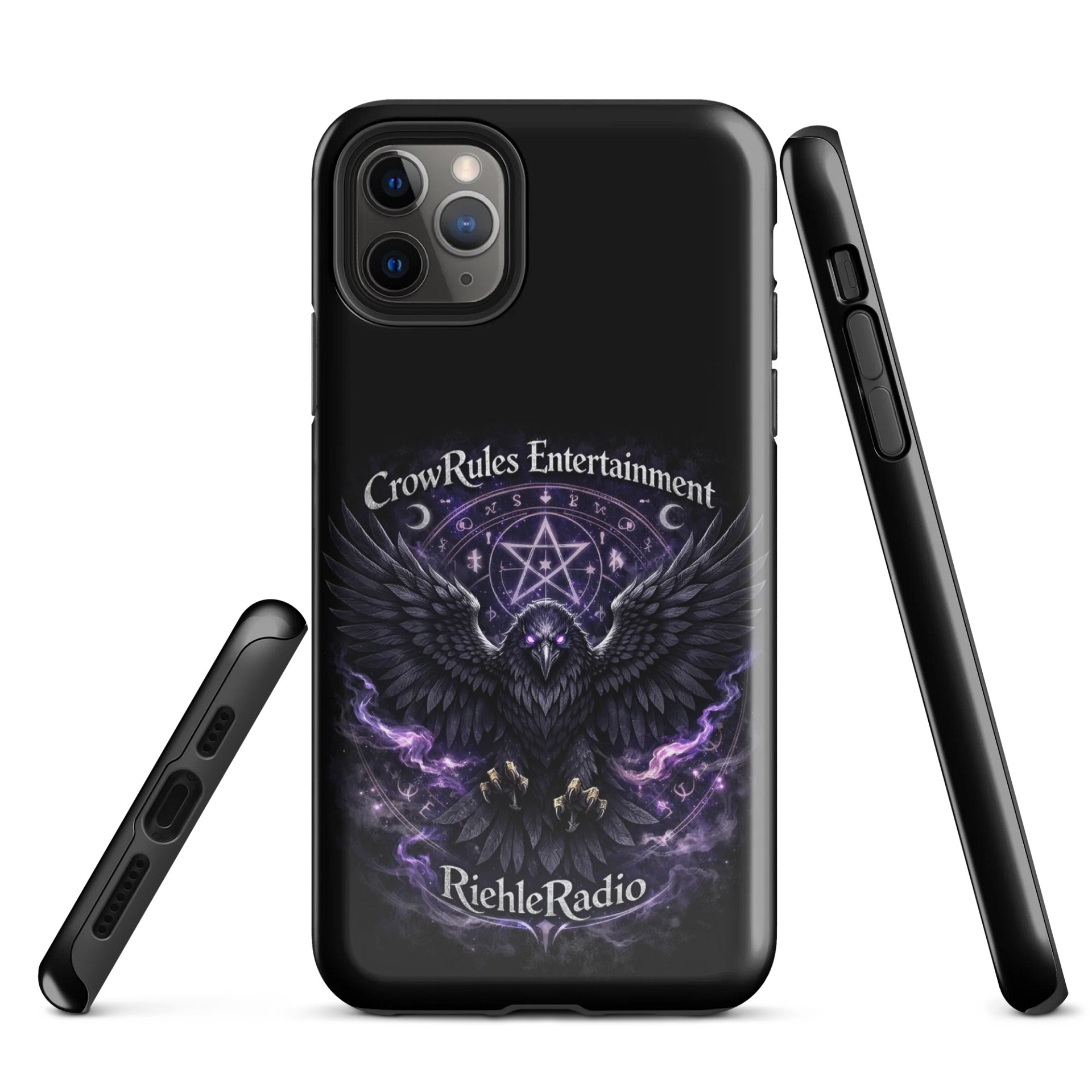 CrowRules Entertainment x RiehleRadio iPhone Case product image (1)