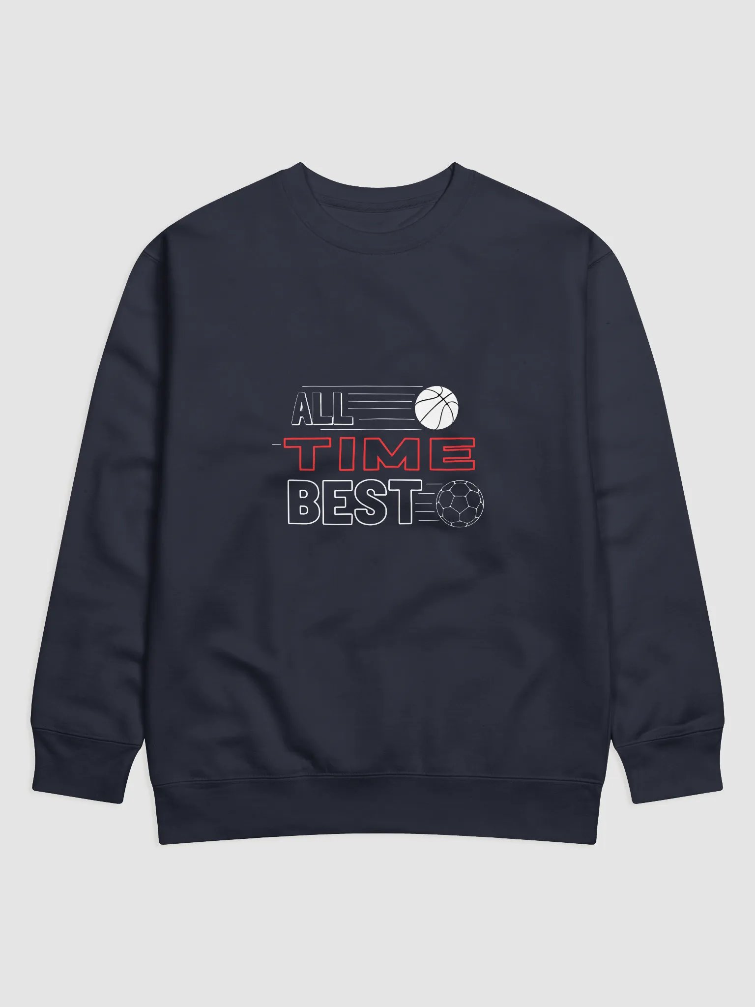 ALL TIME BEST Basketball Graphic Sweatshirt product image (7)