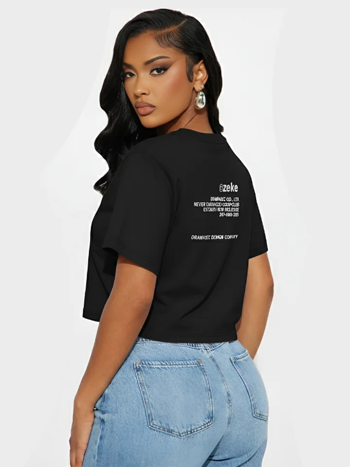 DRAMATIC ROSE x DARK CROP TOP product image (2)