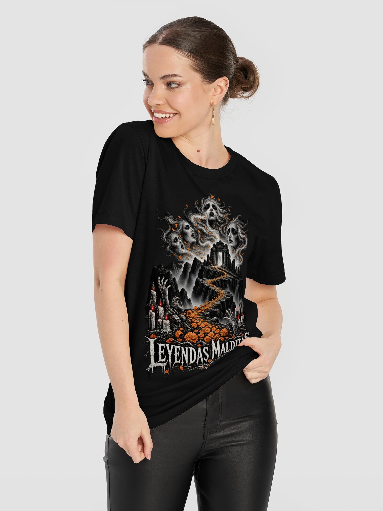 El Camino de Cempasúchil – Día de Muertos Horror Design | Leyendas Malditas product image (11)