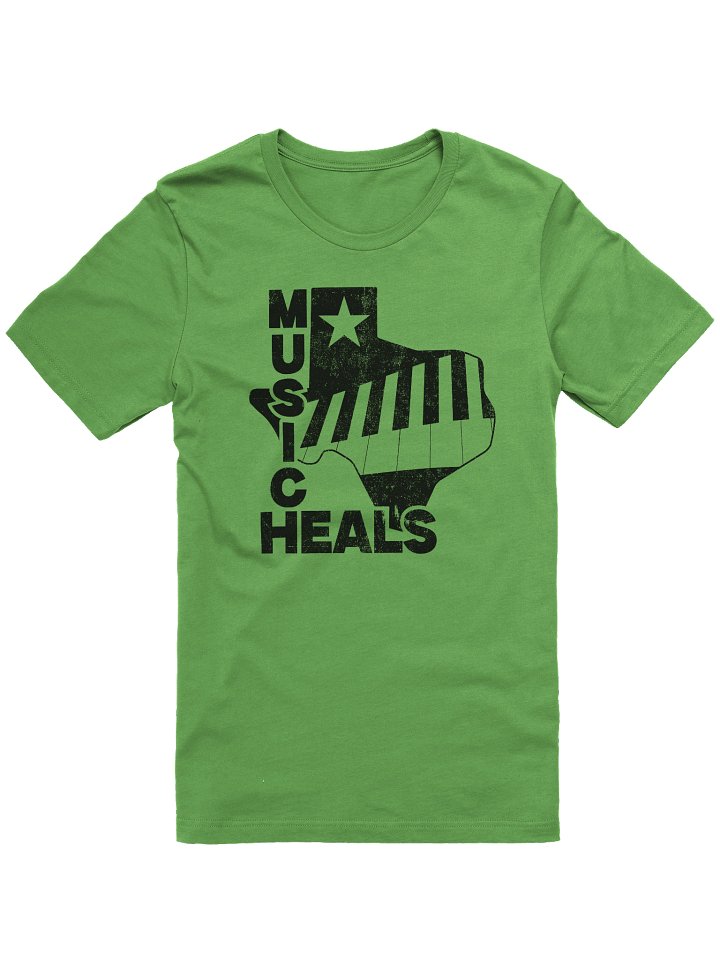 "Music Heals" - Dark & Bold - Cotton T-Shirt product image (1)