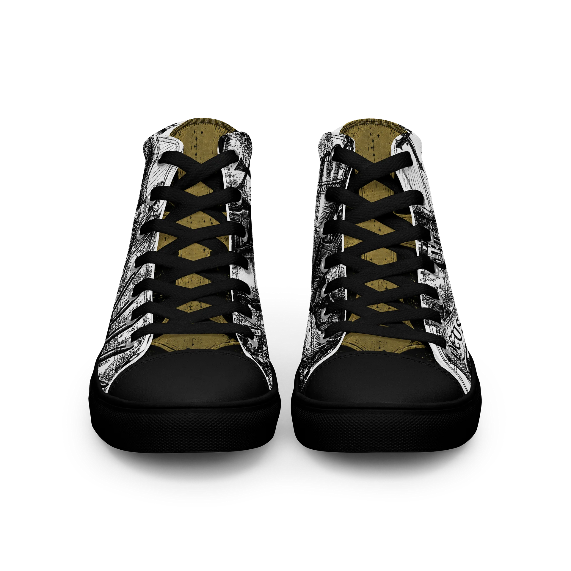 Gothic Deus Vult High Top CQC Kicks product image (3)