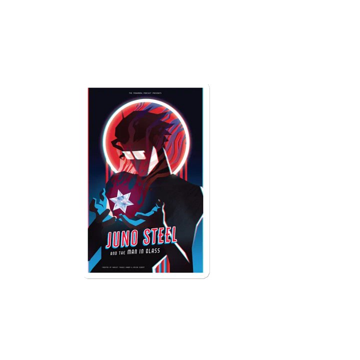 Juno Steel and The Man in Glass Magnet product image (2)
