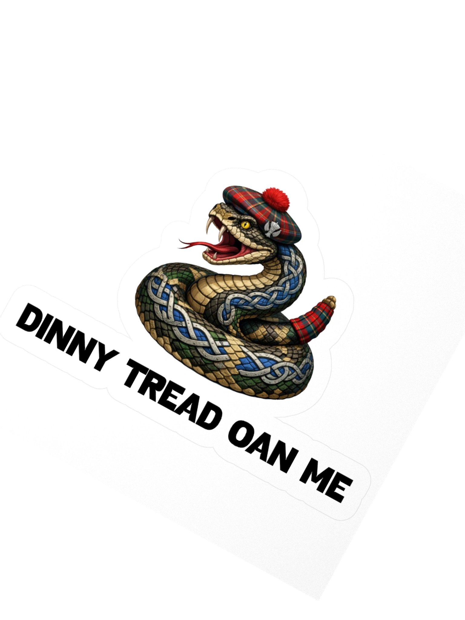 Dinny Tread on Me Texas Sticker product image (6)