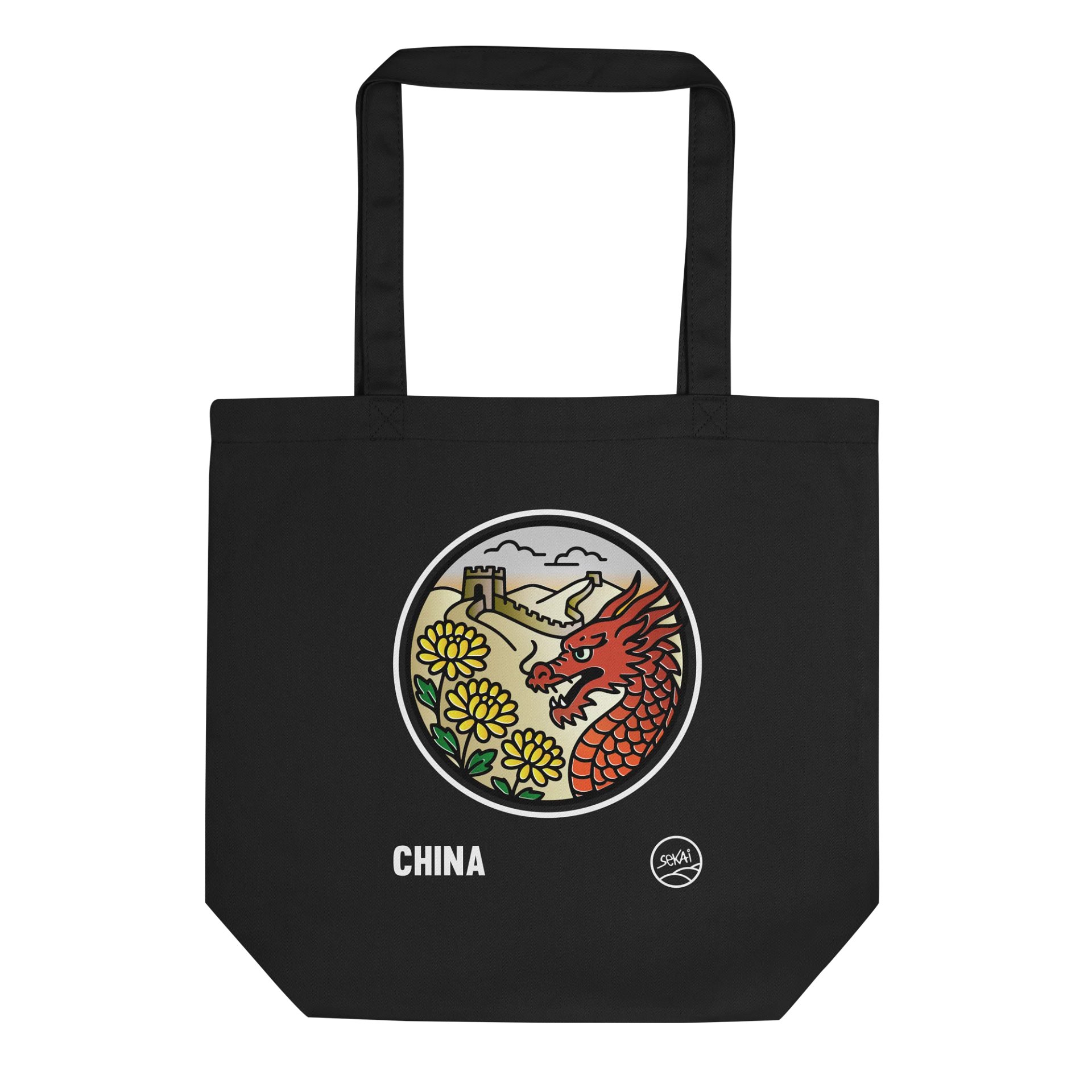 Totebag Eco-Friendly - Colección Sekai China (negro) product image (1)