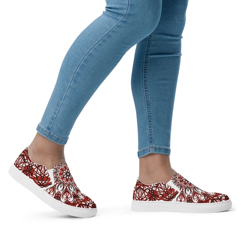 Floral Symmetry Slip-Ons product image (11)
