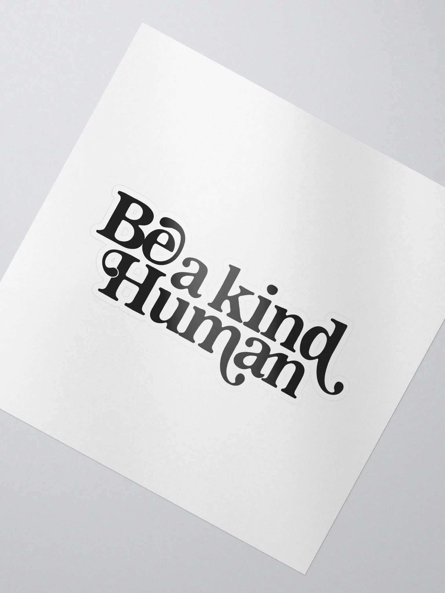 Be A Kind Human Sticker product image (2)