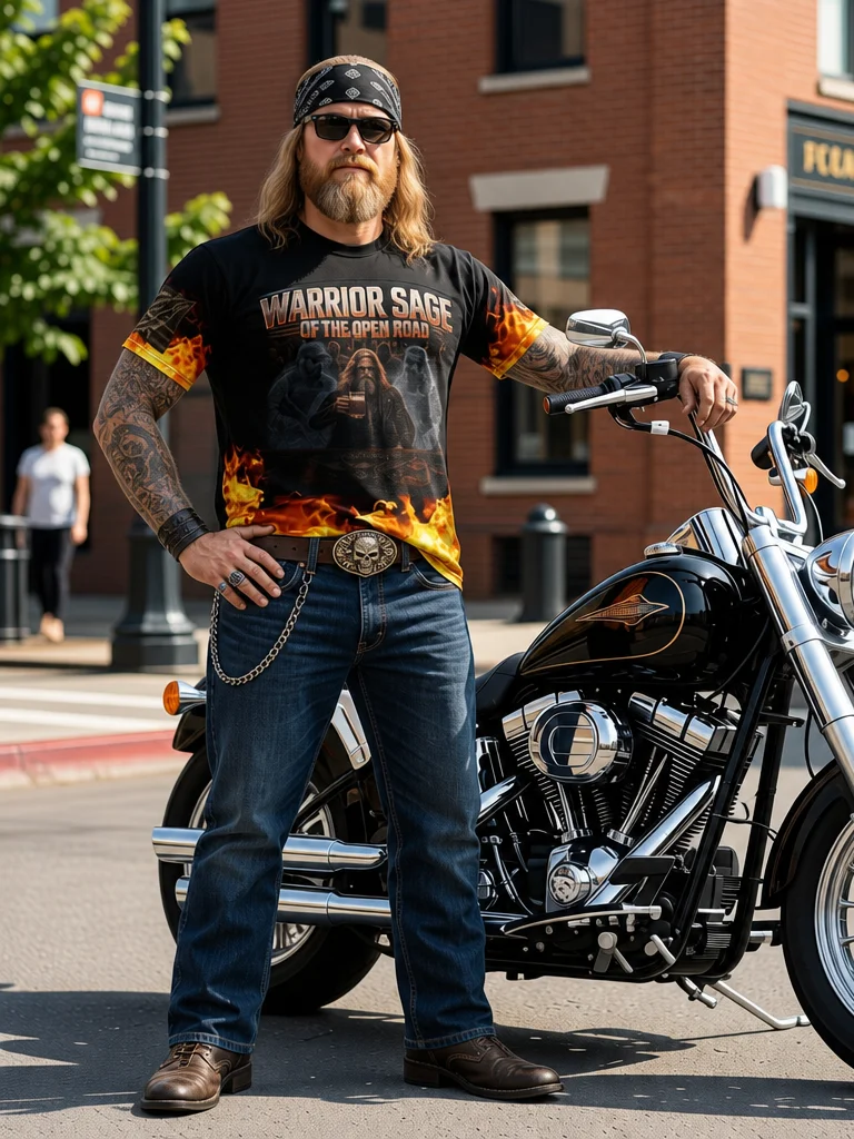 MötoGraffitti Warrior Freedom Aint Free Football Jersey product image (2)