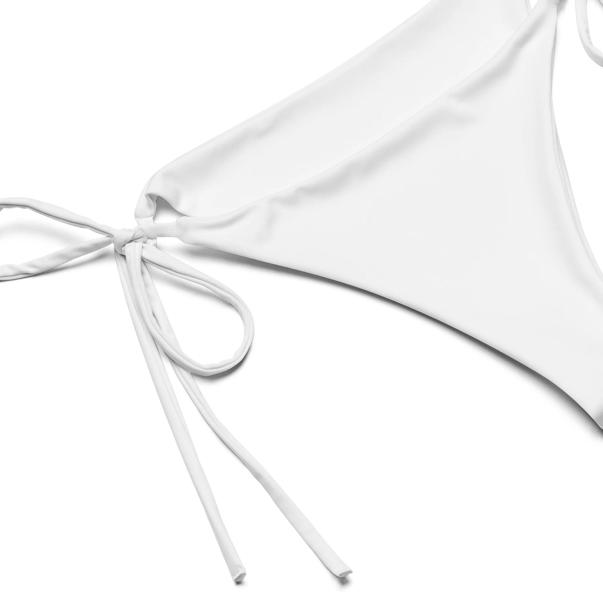 White Stripper whisperer Retro text bikini bottoms product image (3)