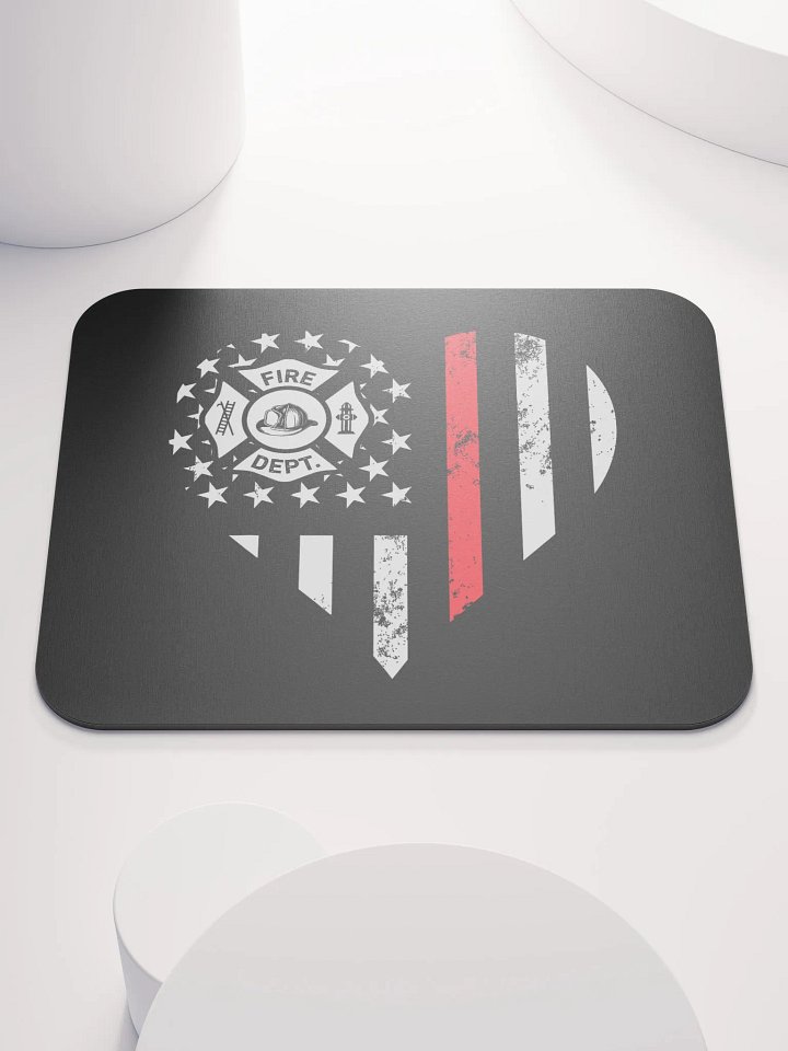 Fire Dept Heart - Mouse Pad product image (1)