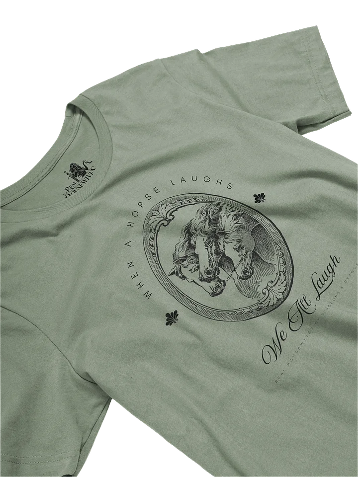 When A Horse Laughs Tee - Black product image (2)