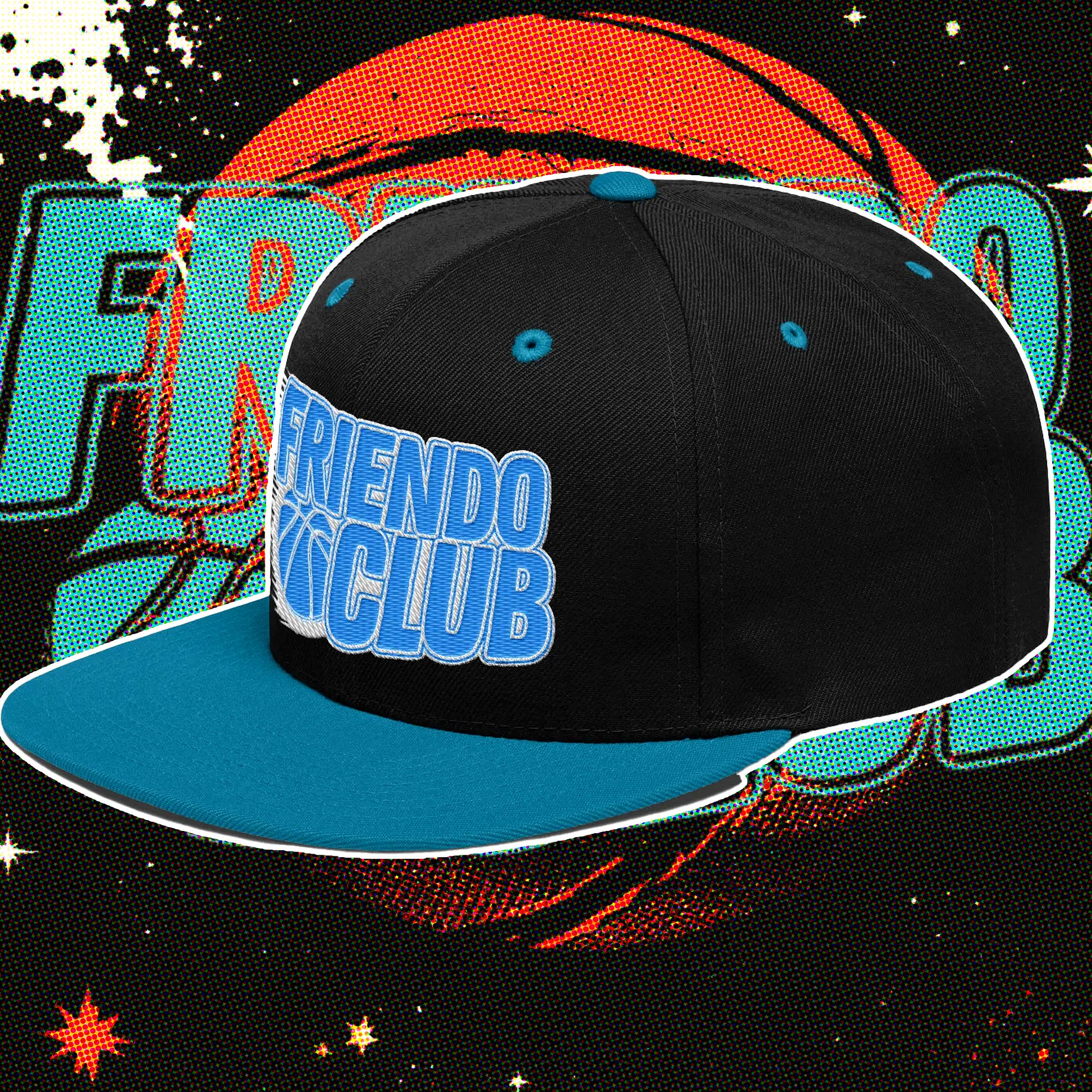 Friendo Hoops Hat BLUE product image (2)